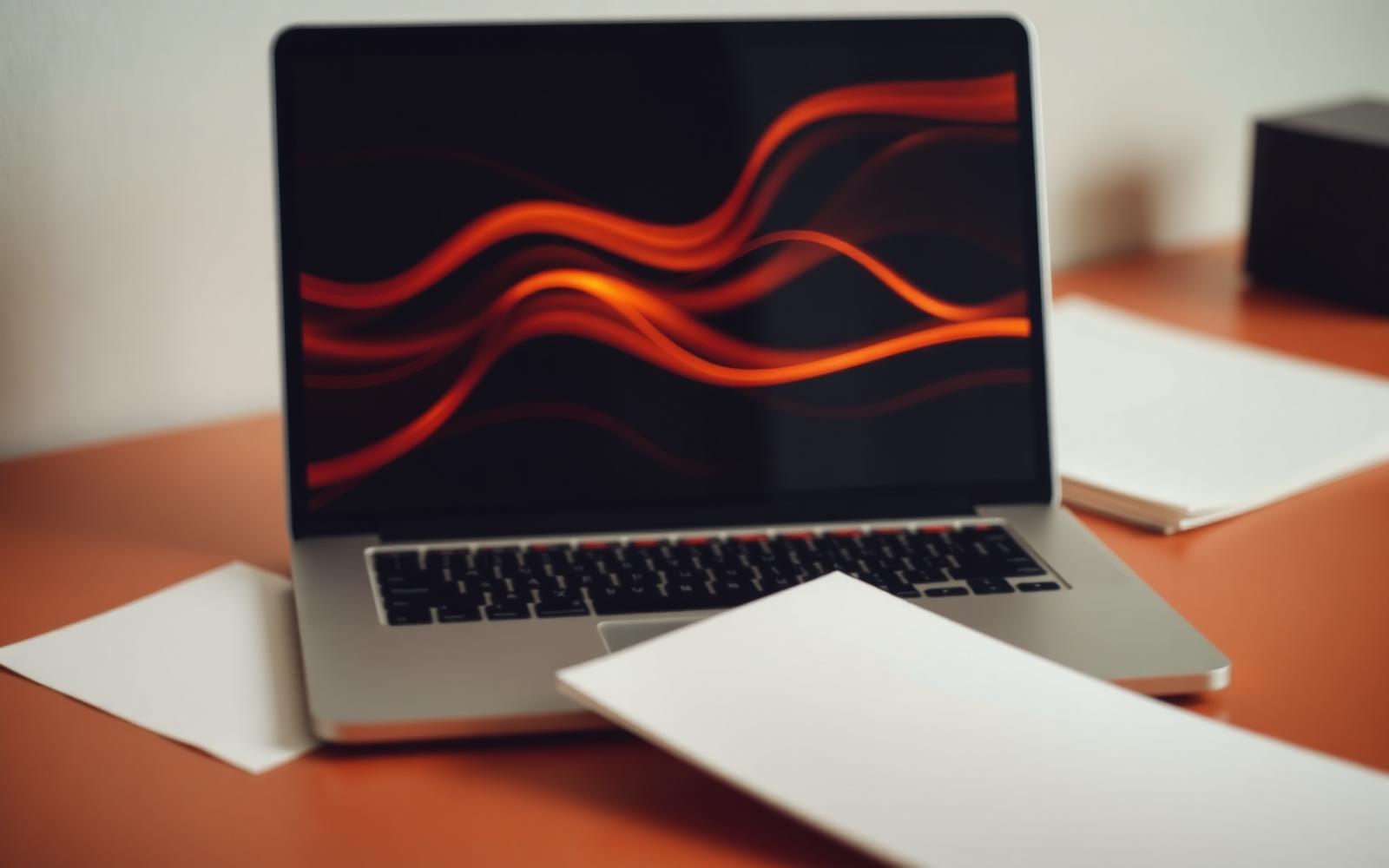 Mesa de trabalho com wireframes e notas de um workflow de estratégia apoiado por AI